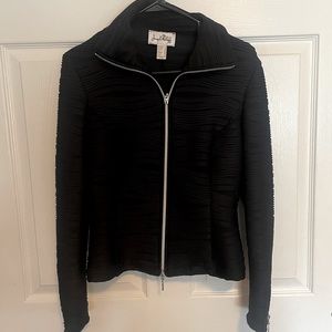 Black textured blazer